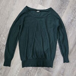 J.Crew Wool Sweater Women's XS Lightweight Green Soft Boho